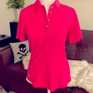 Adidas tennis polo shirt. New. Pristine. Excellent quality and detailing.